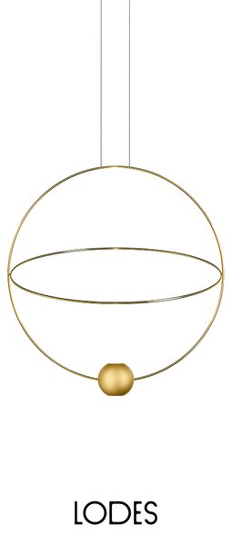 Lodes LED závěsné svítidlo Elara M, 1x9W + 1x18W pr. 60cm Barva: Černá, Teplota světla: 2700K - teplá bílá