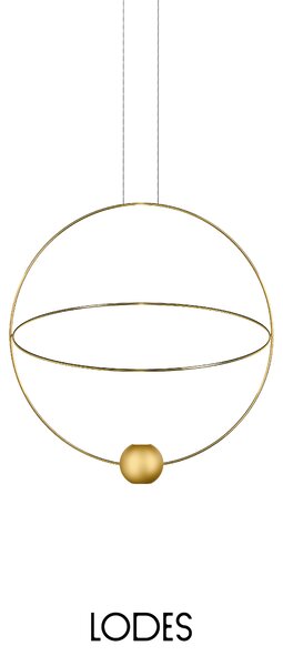 Lodes LED závěsné svítidlo Elara M, 1x9W + 1x18W pr. 60cm Barva: Černá, Teplota světla: 2700K - teplá bílá