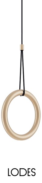 Lodes LED závěsné svítidlo IVY I, Ø 14,5 cm, 1x3W Barva: Matná černá, Teplota světla: 2700K - teplá bílá