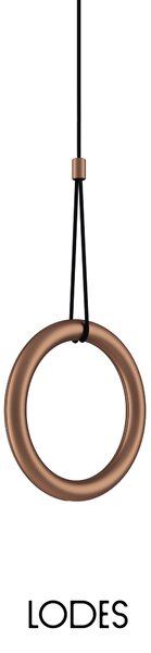 Lodes LED závěsné svítidlo IVY I, Ø 14,5 cm, 1x3W Barva: Matná černá, Teplota světla: 2700K - teplá bílá