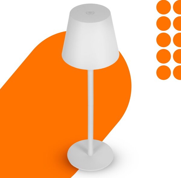 LED stolní lampa, s dotykovým ovládáním, 3 režimy barvy světla, 2,5 W, 200 lm