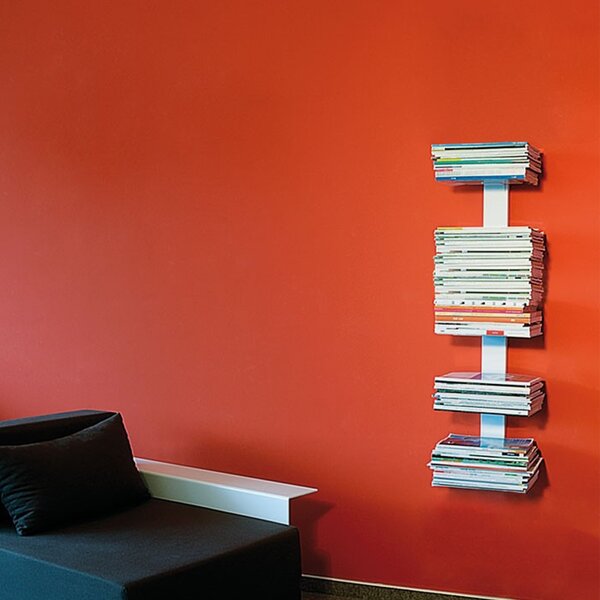 Radius designové knihovny na zeď Booksbaum Magazine Wall Small