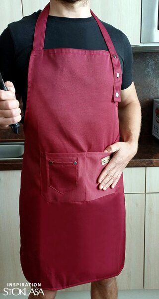 Zástěra profesionální nastavitelná - 3 hnědá