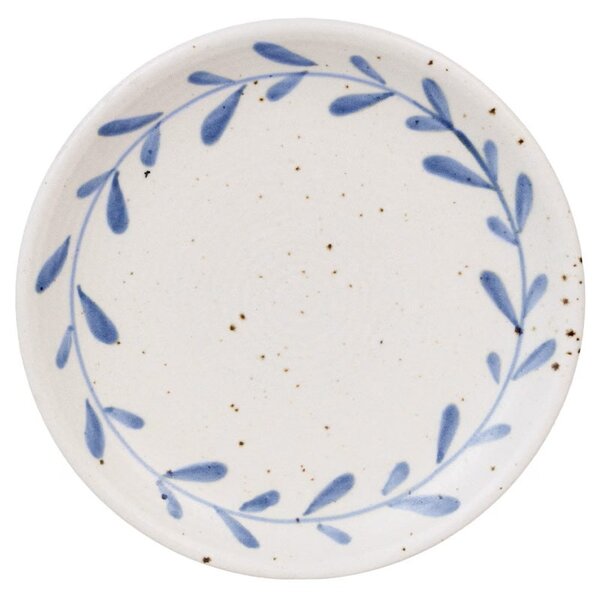 Kameninový talíř Viola Leaf Blue Ø 26 cm