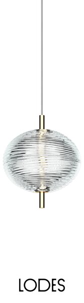 Lodes LED závěsné svítidlo Jefferson Mini, v.17,5cm, 1x3W Barva: Černý chrom