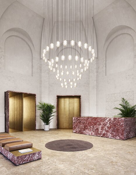 Lodes LED závěsné svítidlo Jefferson Mini, v.17,5cm, 1x3W Barva: Černý chrom