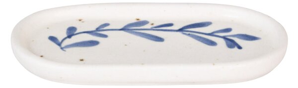 Kameninový tácek Viola Leaf Blue 12 cm
