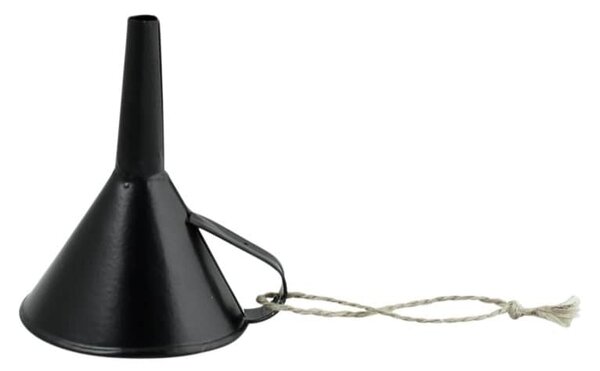 Kovový trychtýř Matt Black