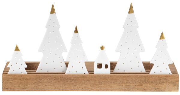 Svícen Fir Trees 25 cm