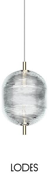 Lodes LED závěsné svítidlo Jefferson S, v.23,5cm, 1x3W Barva: Zlatá