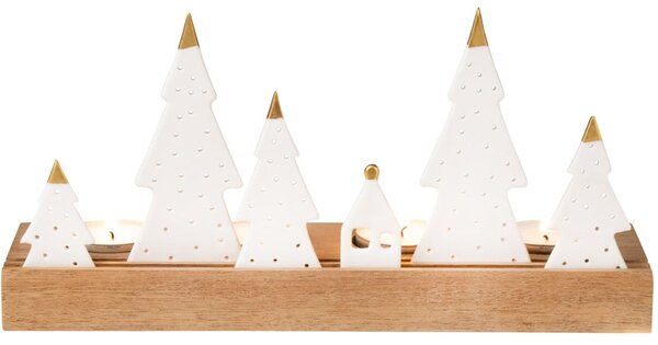 Svícen Fir Trees 25 cm