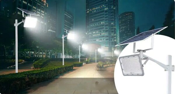 Solární LED reflektor 150 W, IP65