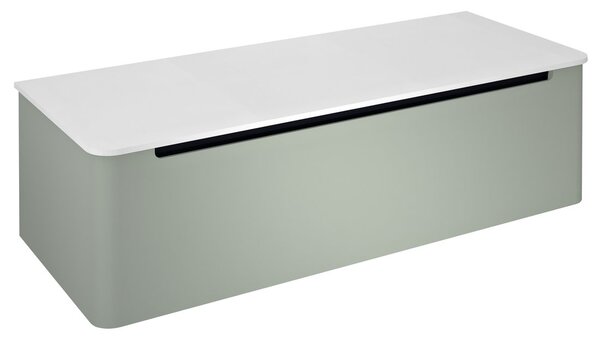 Sapho Sapho, KERALA umyvadlová skříňka 120x35x47, 5cm, 1x zásuvka, verde, KR120-4444