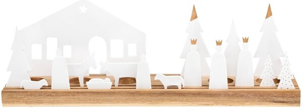 Vánoční svícen Large Nativity 45 cm