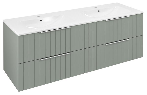 Sapho Sapho, CIRASA STRIP umyvadlová skříňka 139,6x52x46cm, verde, CR141-4444S-21