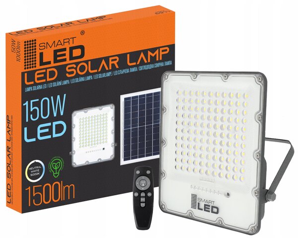 Solární LED reflektor 150 W, IP65