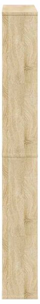 Botník čtyřpatrový zrcadlo dub 63 x 17 x 134 cm 273935