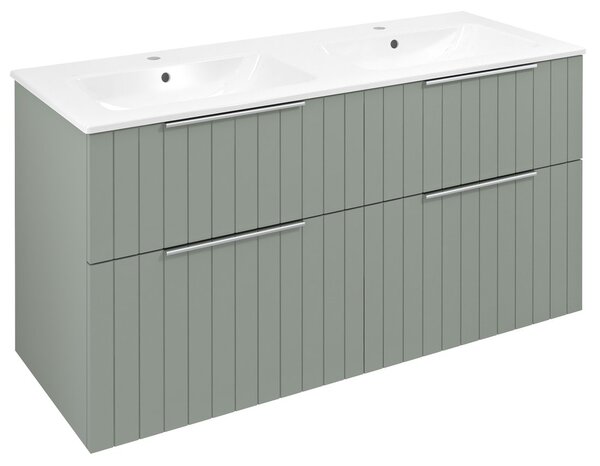 Sapho Sapho, CIRASA STRIP umyvadlová skříňka 118,4x64x46cm, verde, CR121-4444S-21