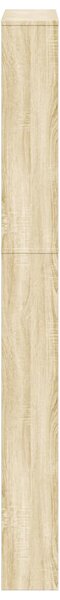 Botník pětipatrový zrcadlo dub 63 x 17 x 169,5 cm 273937