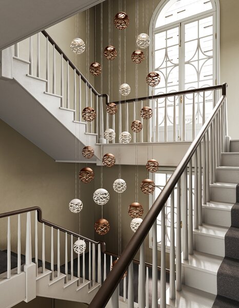 Lodes LED závěsné svítidlo Kelly Cluster, Ø 18 cm, 2700 K, 1x7W Barva: Matná černá