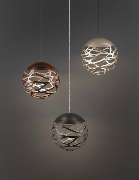 Lodes LED závěsné svítidlo Kelly Cluster, Ø 18 cm, 2700 K, 1x7W Barva: Matná černá