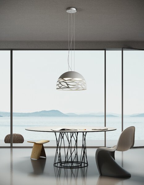Lodes Závěsné svítidlo Kelly L Dome, Ø 80 cm, 4xE27 Barva: Matná bílá
