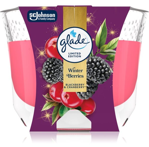 GLADE Winter Berries vonná svíčka 204 g