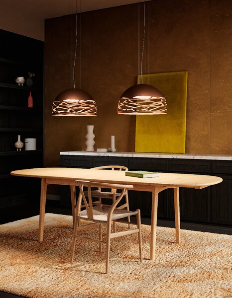 Lodes Závěsné svítidlo Kelly L Dome, Ø 80 cm, 4xE27 Barva: Matná bílá