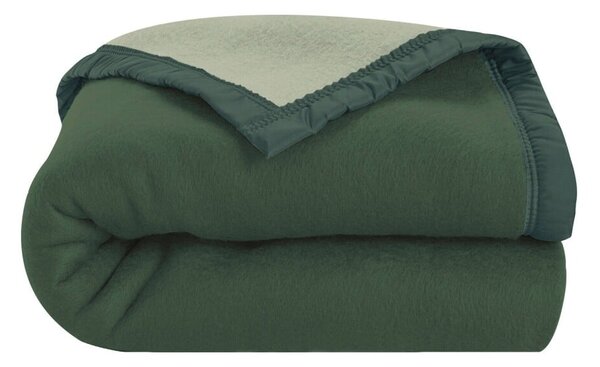 Dvoubarevná přikrývka Courtelle 420g/m2 eukalyptus 140x200 cm
