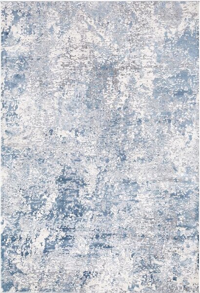 Kobercový ráj Moderní kusový koberec abstraktní Pula Vis modrý šedý Rozměr: 80x150 cm