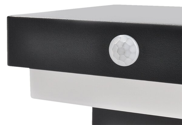 SOLIGHT LED solární nástěnné osvětlení Palermo, 5W, 400lm, 3000K, USB C