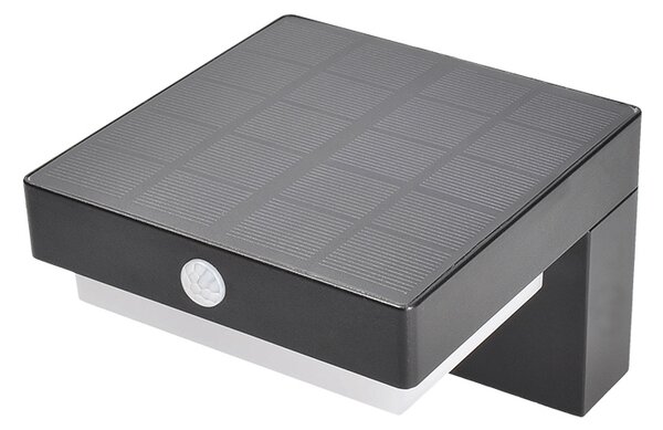 SOLIGHT LED solární nástěnné osvětlení Palermo, 5W, 400lm, 3000K, USB C