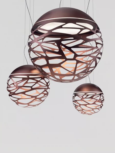 Lodes Závěsné svítidlo Kelly L Sphere, Ø 80 cm, 4xE27 Barva: Měděný bronz