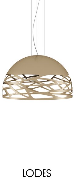 Lodes Závěsné svítidlo Kelly M Dome, Ø 60 cm, 3xE27 Barva: Matná champagne