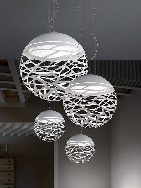 Lodes Závěsné svítidlo Kelly L Sphere, Ø 80 cm, 4xE27 Barva: Měděný bronz