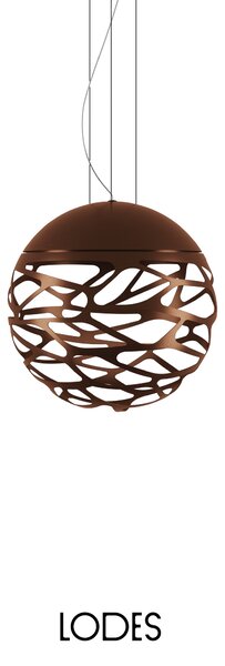 Lodes Závěsné svítidlo Kelly M Sphere,Ø 50 cm, 3xE27 Barva: Měděný bronz