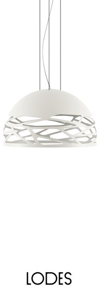 Lodes Závěsné svítidlo Kelly S Dome, Ø 50 cm, 3xE27 Barva: Matná bílá