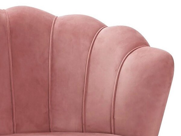 DVOUMÍSTNÁ POHOVKA, textil, růžová Livetastic - Pohovky, Online Only