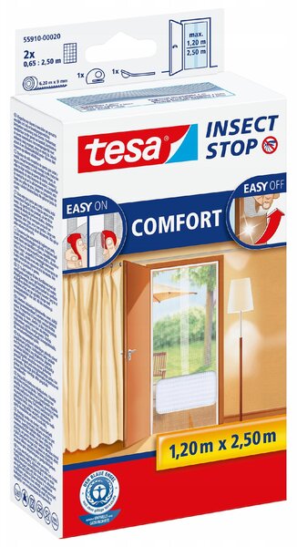 Moskytiéra do okna Tesa bílá 1,2 m x 2,5 m