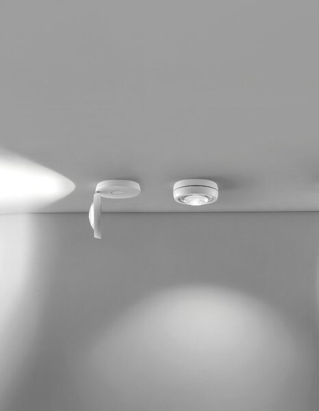 Lodes LED stropní svítidlo Nautilus, Ø 13,4 cm, 2x12W Barva: Matná černá, Teplota světla: 2700K - teplá bílá