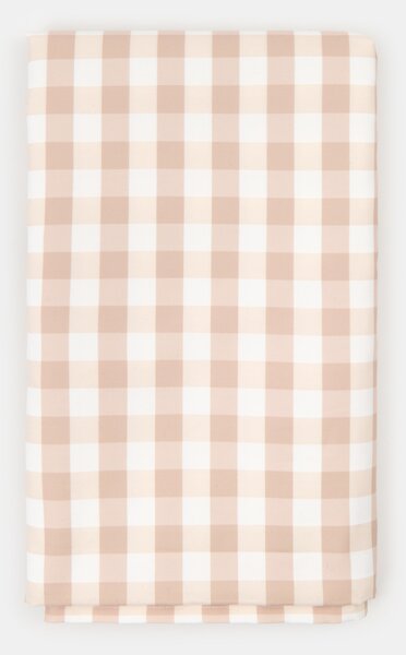 Sinsay - Curtain on tape with check pattern - béžová