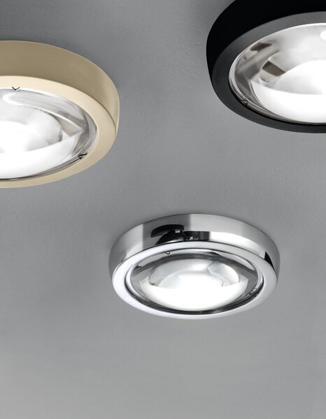 Lodes LED stropní svítidlo Nautilus Spot, Ø 13,4 cm, 1x10W Barva: Matná champagne, Teplota světla: 2700K - teplá bílá