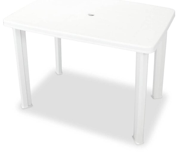 3dílný bistro set plastový bílý 275073