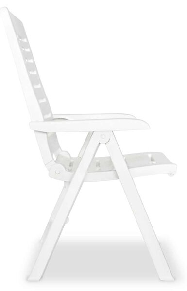 3dílný bistro set plastový bílý 275073