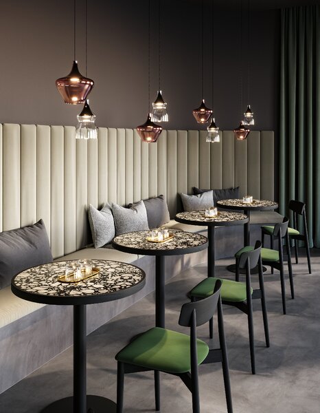 Lodes Designové LED závěsné svítidlo Nostalgia M, 2700K, 1x7W Barva: Bronz, Barva struktury: Černá
