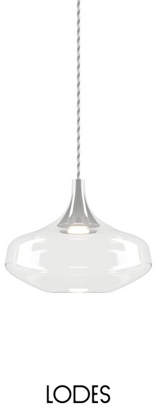 Lodes Designové LED závěsné svítidlo Nostalgia L, 2700K, 1x7W Barva: Bronz, Barva struktury: Černá
