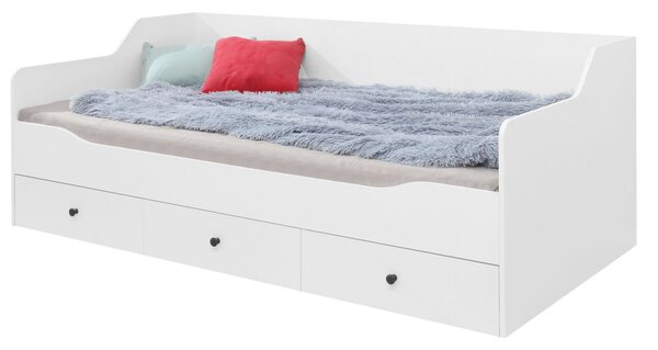 Dětský pokoj BERGEN | 7 dílů | 599 cm | bílá mat/bílá lesk