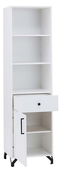 Dětský pokoj BERGEN | 5 dílů | 305 cm | bílá mat/bílá lesk