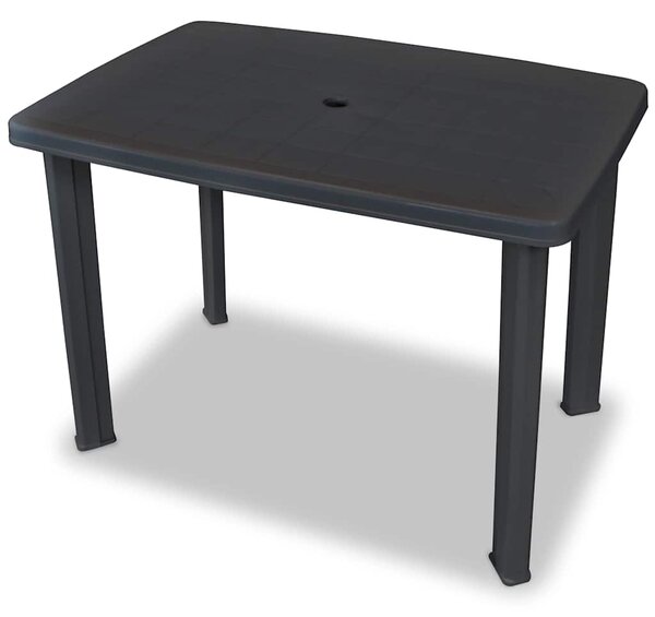3dílný bistro set plastový antracitový 275083