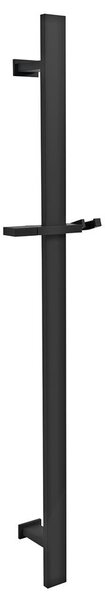 SAPHO - Posuvný držák sprchy hranatý, 600 mm, černá mat (SC415)